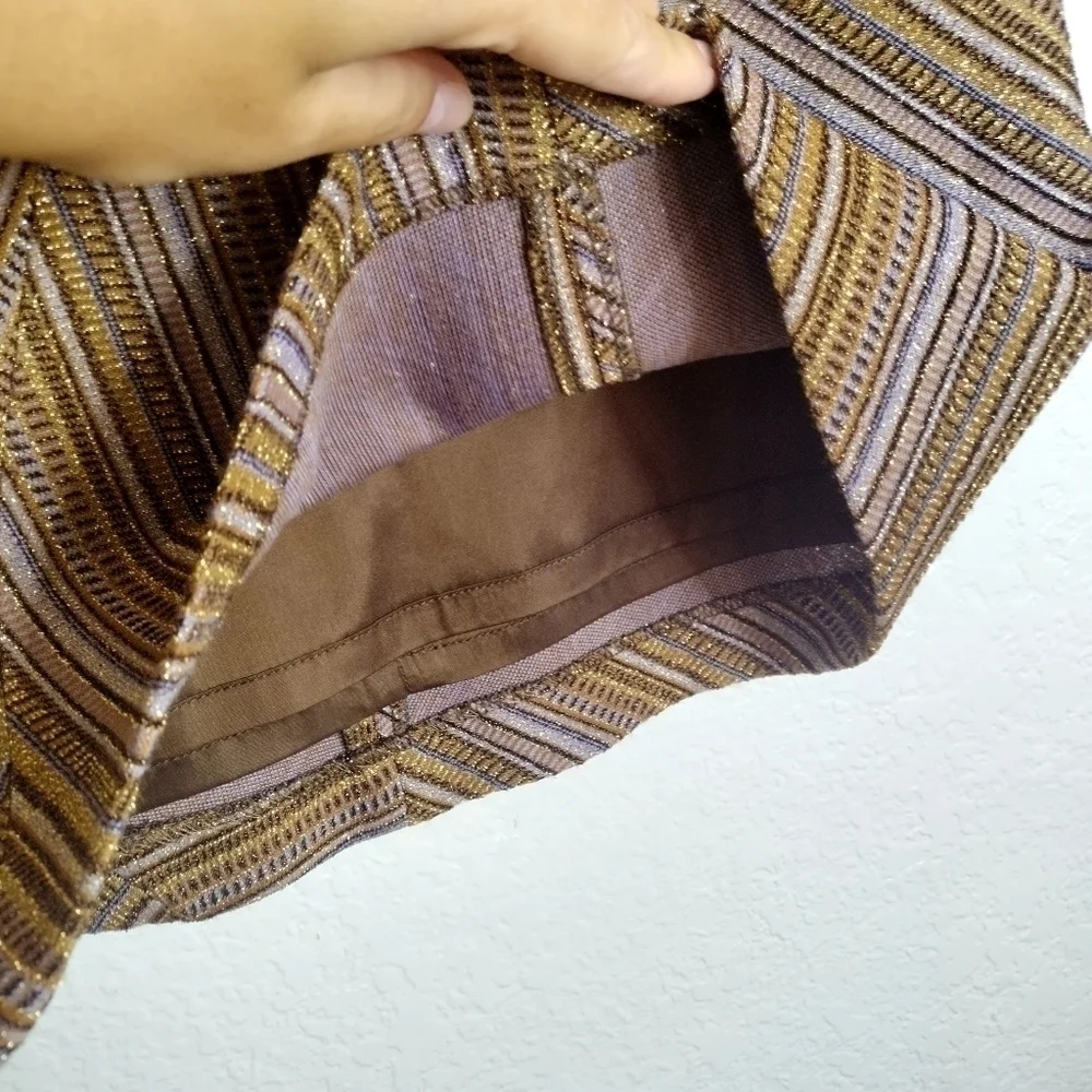 Scanlan & Theodore shimmery pencil skirt sz 8 - Picture 5 of 11